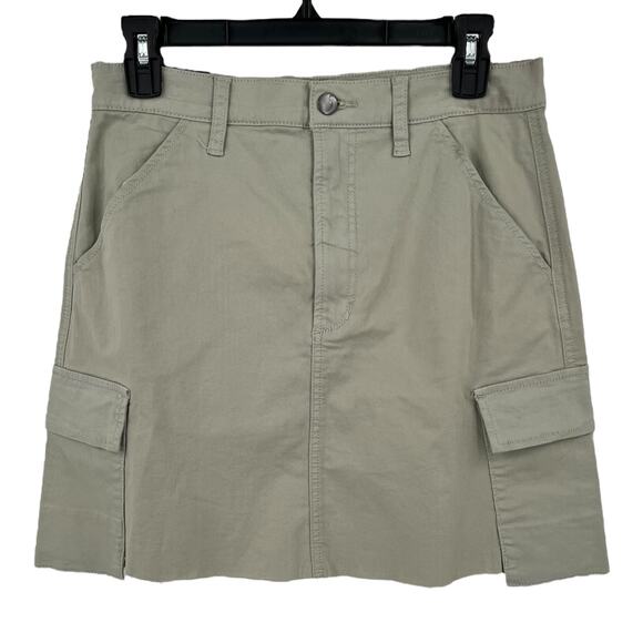 Joe's Jeans skirt A Line Denim cargo light green size 28 - Picture 1 of 6